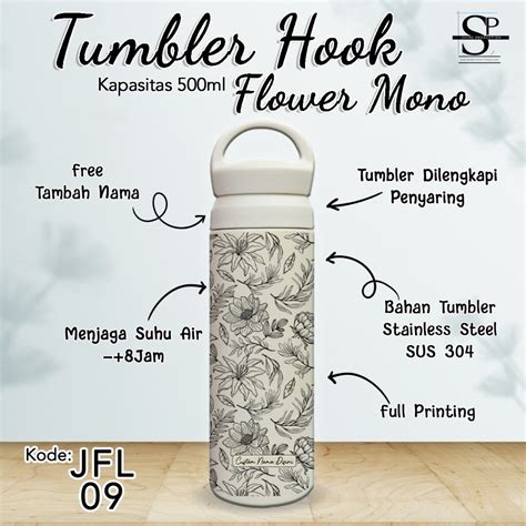 BoKeP id pemilik vip higgs jelajahi tumbler motif bunga dropship modal kecil super spesial image 4