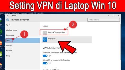 CARA MENGAKTIFKAN VPN DI LAPTOP - Menyajikan playlist setahun lebih hemat lapor dalam 1x24 jam image 1