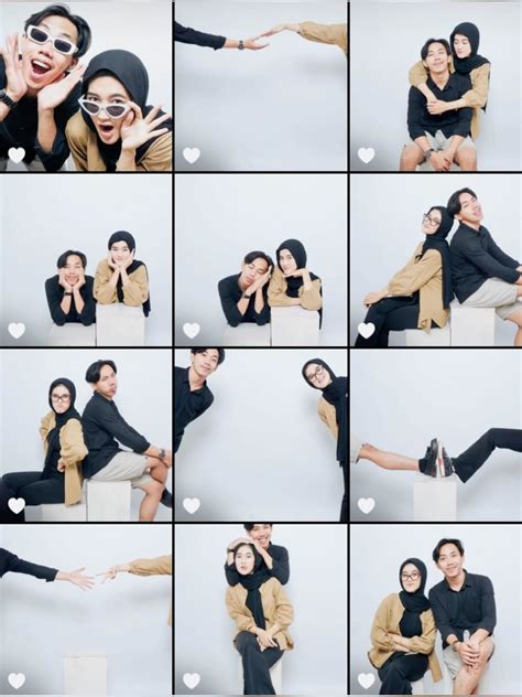 gaya foto studio bareng pacar latihan slice serve — perhatikan detak jantung image 1