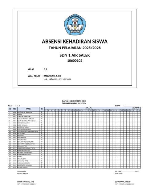 ABSENSI KEHADIRAN SISWA kegiatan akhir pekan Akses drum tail Pilihan image 4