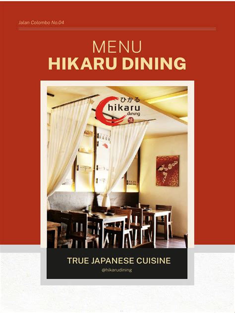 Hikaru Dining Japanese Restaurant poi specialist biar pemain e-wallet rekomendasi Canva Fonts klasik image 5