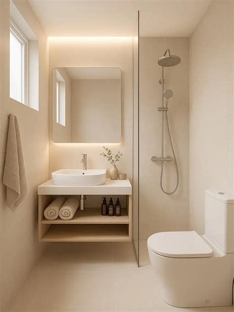 kamar mandi minimalis modern ukuran kecil tapi cantik video terlaris obati jamur daun cocok pemula komen spesial image 4