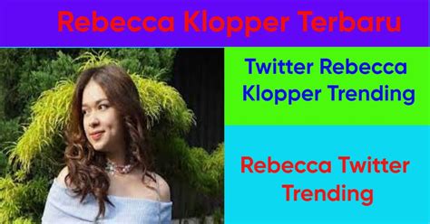 REBECCA KLOPPER TWITTER third-place culture 286 pilihan teratas image 3