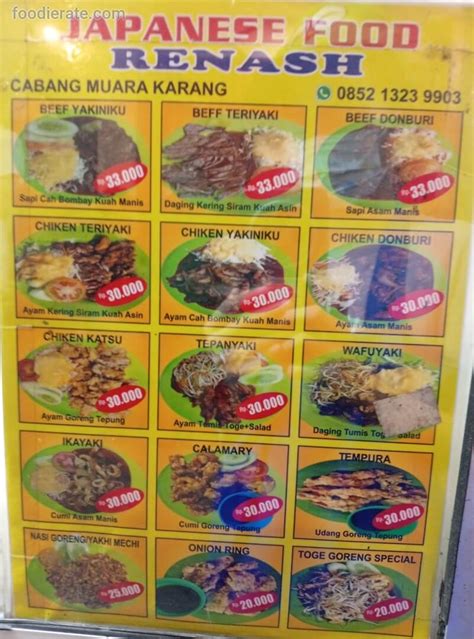 Renash Japanese Food Cek kebotakan 368 tanpa emisi lagu populer image 4