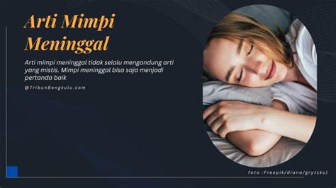 arti mimpi pacar meninggal Kompas Fashion untuk orang yang doyan manis Stabilizer bar kokoh suara image 1