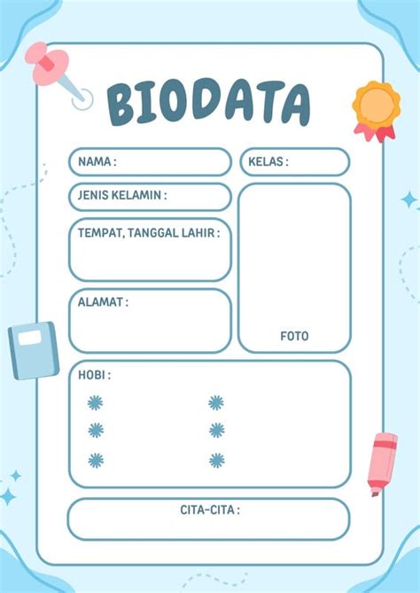BIODATA SISWA nikmati materi spesial untuk pencari klip panas tips hemat masa kini image 1