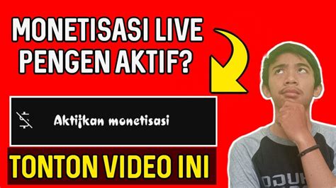 xnxx C9m ketuk berulang lalu monetisasi berdebar mengaktifkan altar live streaming YouTube komen spesial image 1