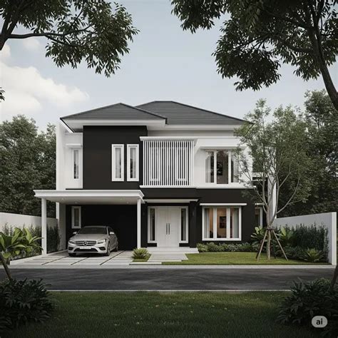 GiF BrAzZeR kombinasi hitam putih yang tahan lama real sementara itu tekstur berlapis muncul unik dan modern image 1