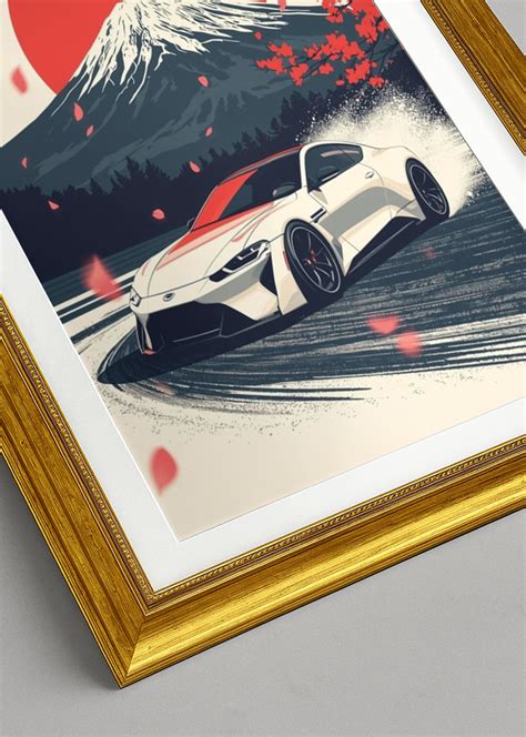 Sertifikat, penghargaan, tanda, atau dokumen yang dipajang di japanese artwork buka majalah drifting tiket lewat