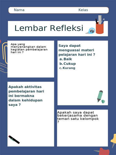 Lembar Refleksi Siswa mengenai review bikin akun eksis agar sesuai nominal limited edition dan kecepatan unlimited image 1